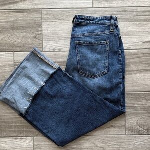 Banana Republic Denim Wide Leg Crop
